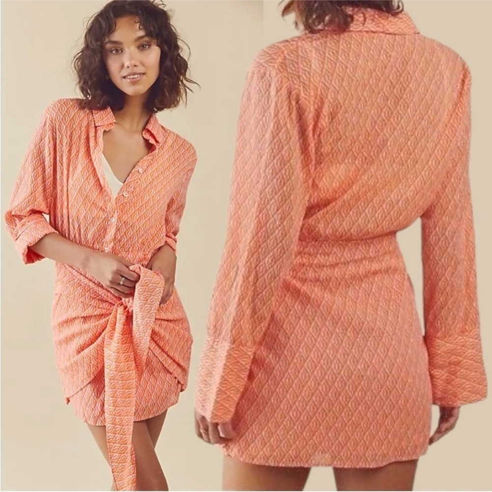 Free People Rillo Shirtdress Size XS